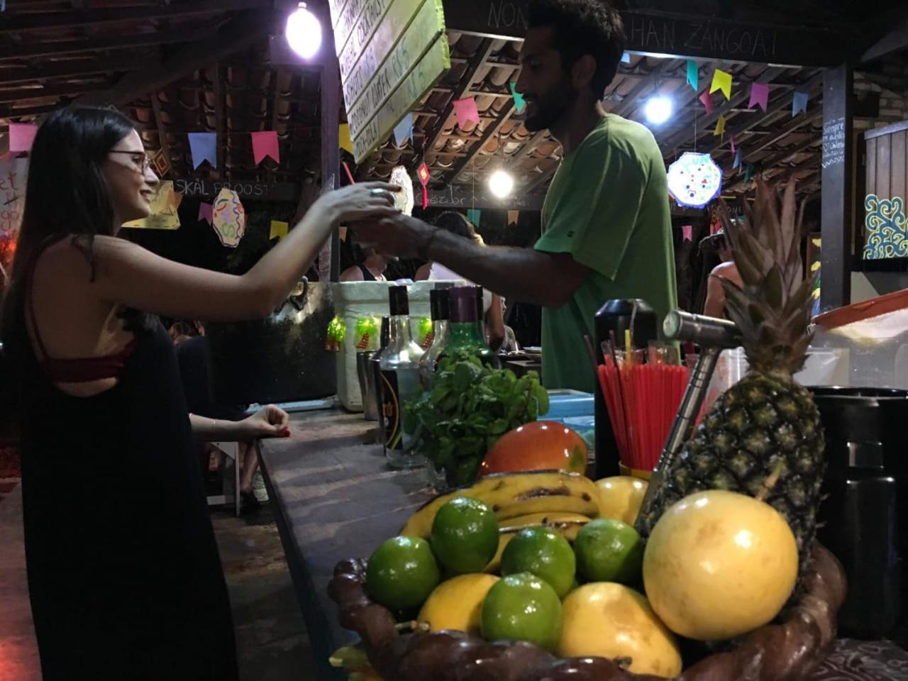 Lagarto Na Banana Hostel Praia de Pipa Ngoại thất bức ảnh
